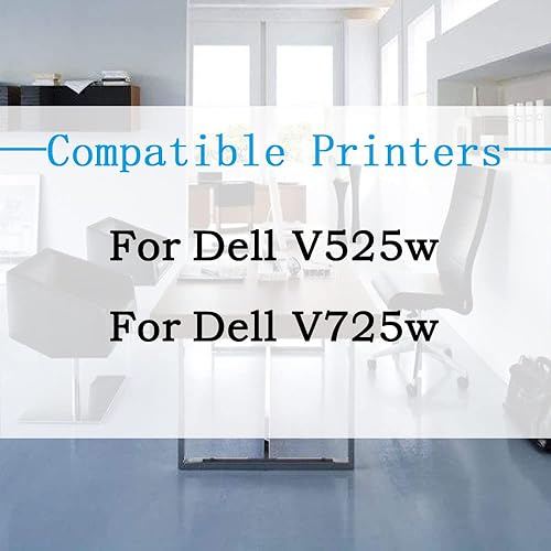 Miniatura 3 de ColorPrint - Cartucho de tinta de repuesto compatible con Dell series 31 32 33 34 para impresora V525w V725w 525w 725w V525 V725 (negro, cian,