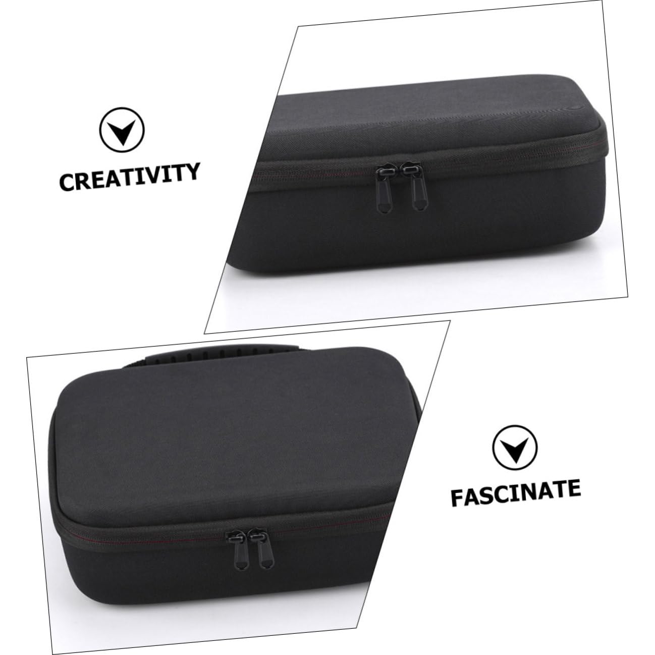 Bolsa Organizadora de Cables Electrónica de Viaje Múltiples Compartimentos Tamaño Mediano Material EVA Resistente y Protección para Accesorios Digitales