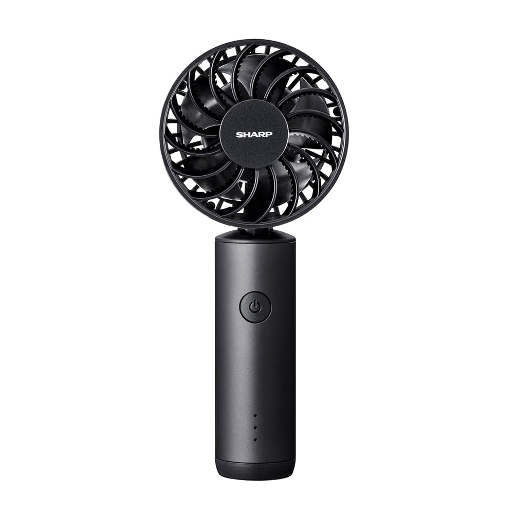 SHARP　ハンディファン　PJ-H501-B　ブラック　新品同様 Amazon | シャープ ハンディファン PJ-HS01-B プラズマクラスター搭載