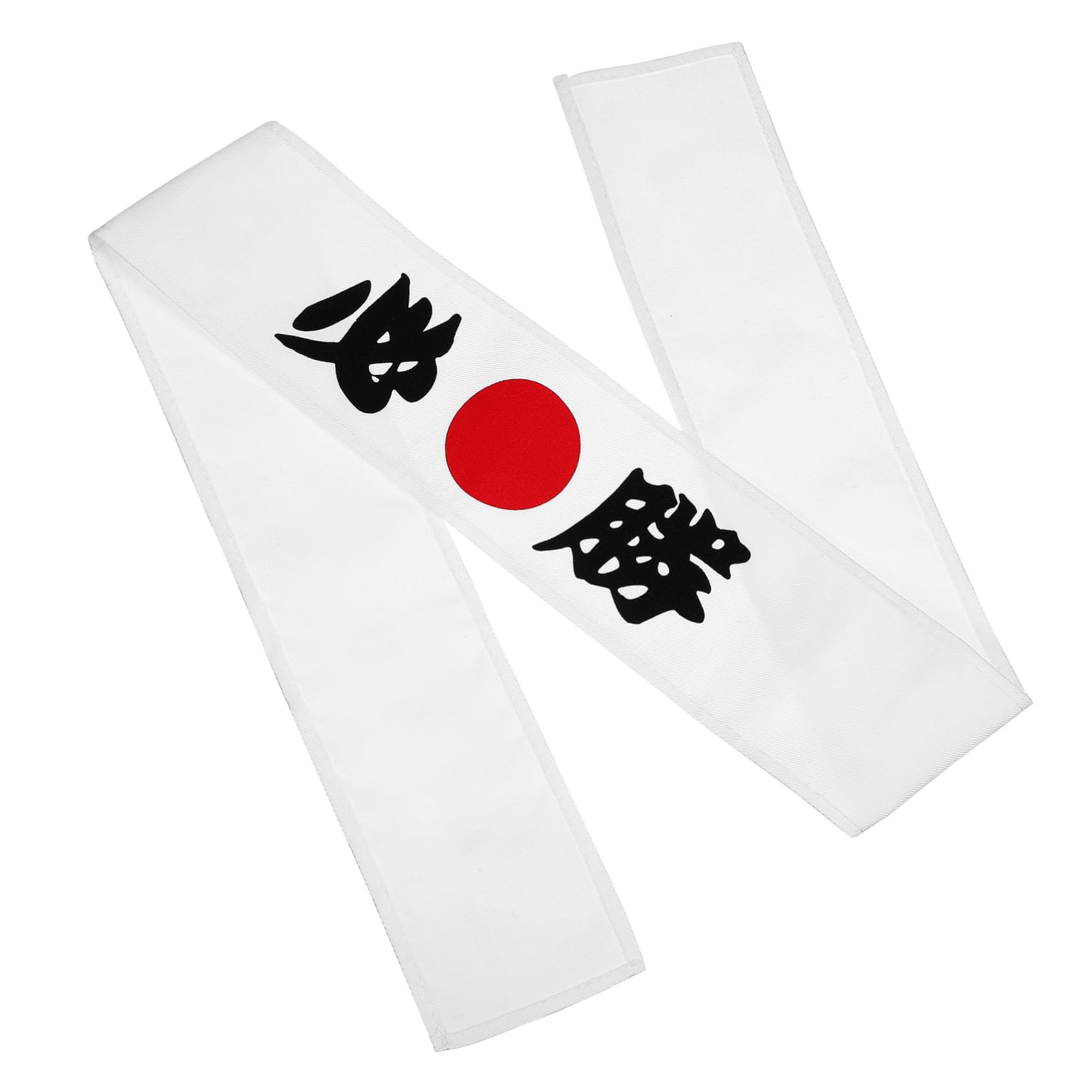 GenericArts White Headband-headband (must Win) Reversible Headband Tennis Headbands Sports Headband Running Headband Hachimaki Hairband Wide Headband Costumes Cloth Sushi Tie Miss