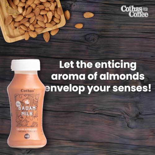 Cothas Badam Milk made with Real-Toned Milk 150ml Pack of 6 - Image 4