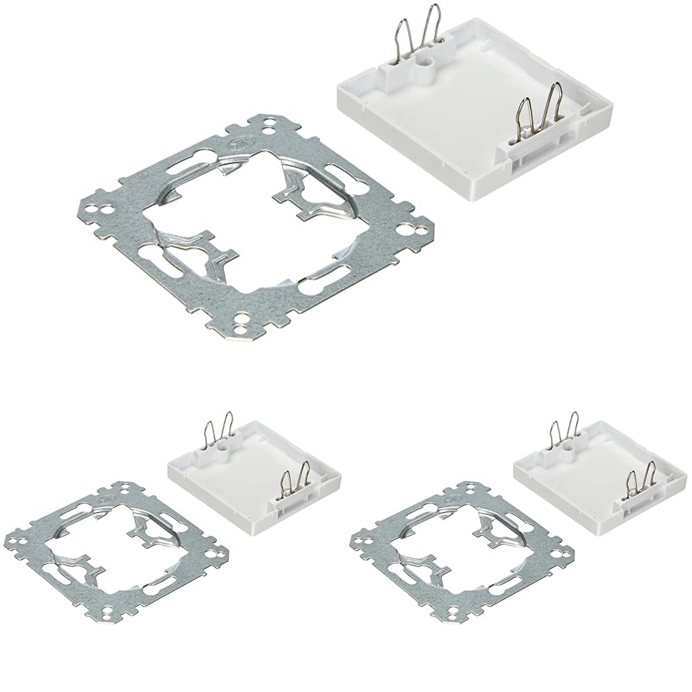 Schneider Electric Merten Blindabdeckung für Relais, System M, aktivweiss glänzend, Artikelnummer 391625, 3 Stück