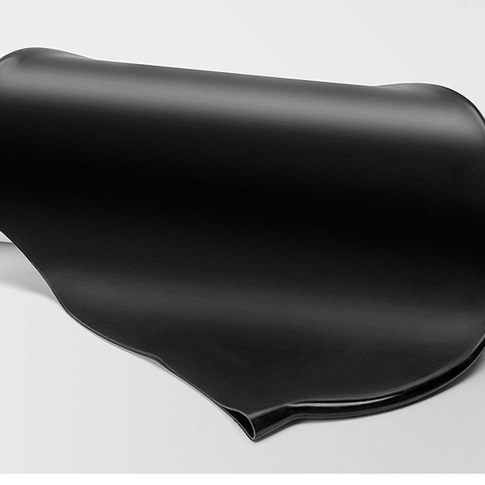 Cuffia da nuoto per adulti, unisex, per capelli lunghi, impermeabile, protegge le orecchie, grande, in silicone Natacion Badmuts (1)