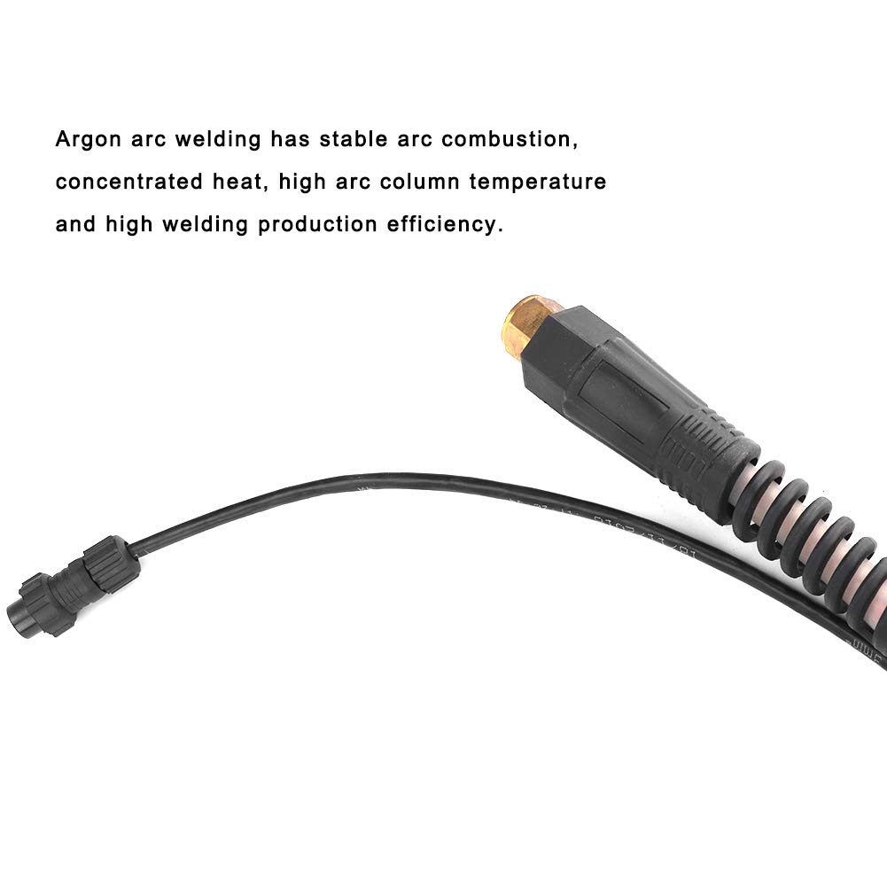 Soldador de Tig, Arccaptain Tig Antorcha Wp 9f Tig Argon Soldadura Pistola Soldadura Tig 4 Metros Mig Pistola de Soldadura Antorcha de Aire Enfriado Tigle para Soldadura de Metal para Soldadura de