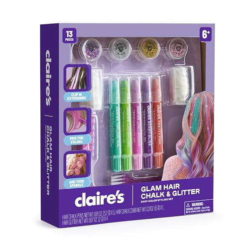 Save 31% on Claire's Hair Chalk & Glitter Styling Kit - Image 6