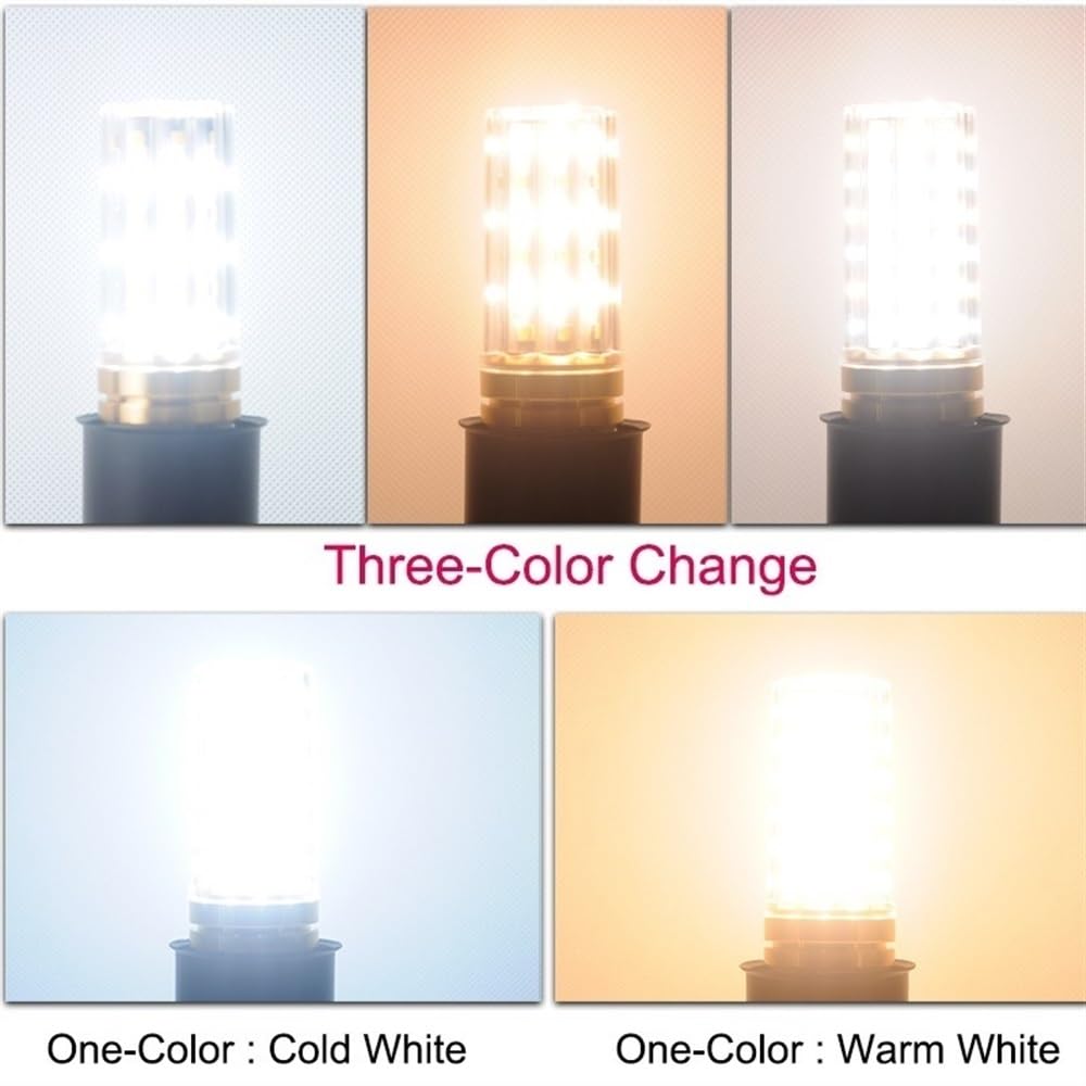 Fengyan Casa Lampadine, Confezione da 12, Lampada a LED Lampadine a mais, AC220V E27/E14 12W/14W/16W Lampadario Candela Lampada a LED Faretto Lampada da casa Domestico Lampada(Warm White,E14 60LEDs 14