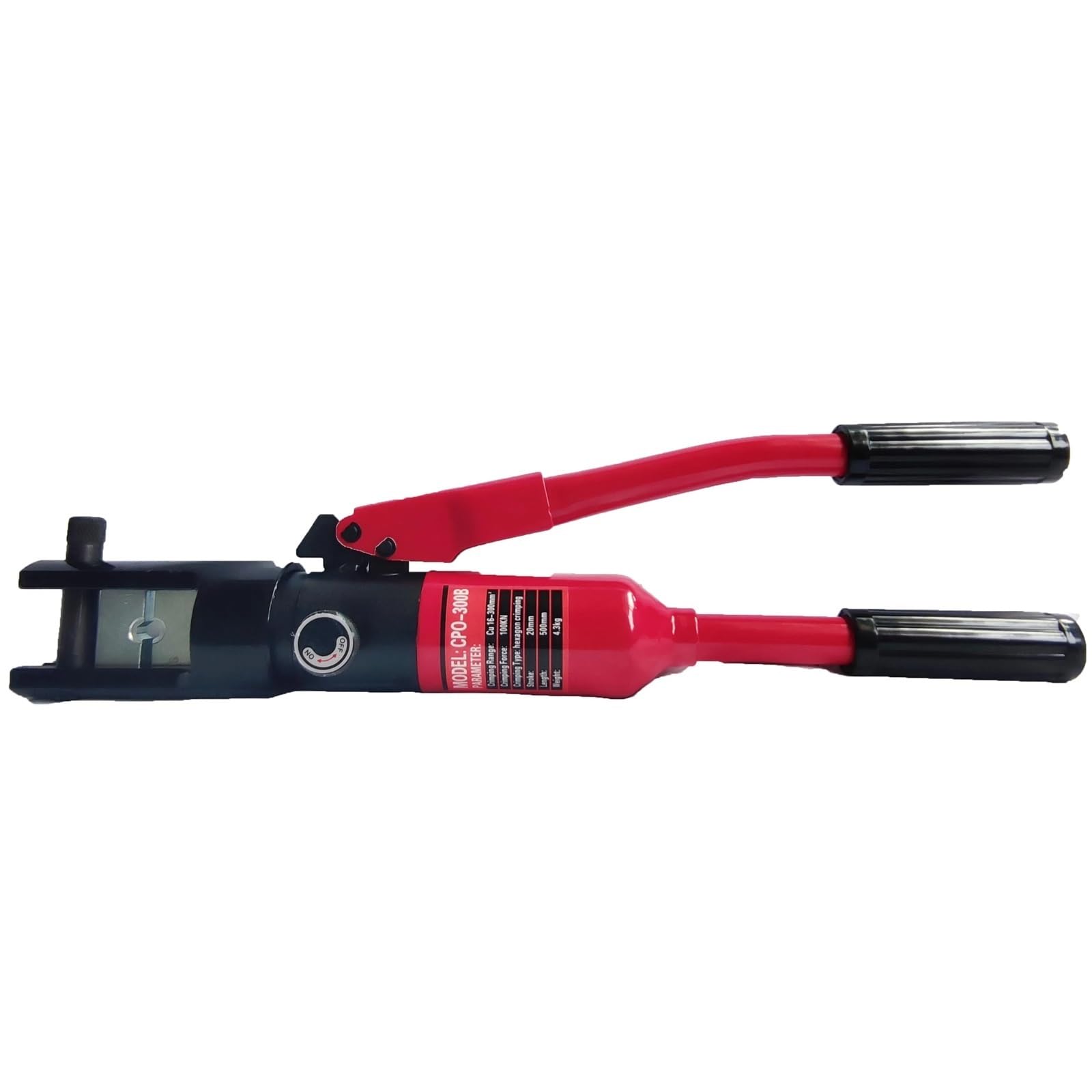 Ręczne hydrauliczne narzędzie do zaciskania, szczypce kute CPO-300B do zacisków kablowych 16-300 Mm², zintegrowane narzędzie hydrauliczne ręczne do zaciskania kabli stalowych
