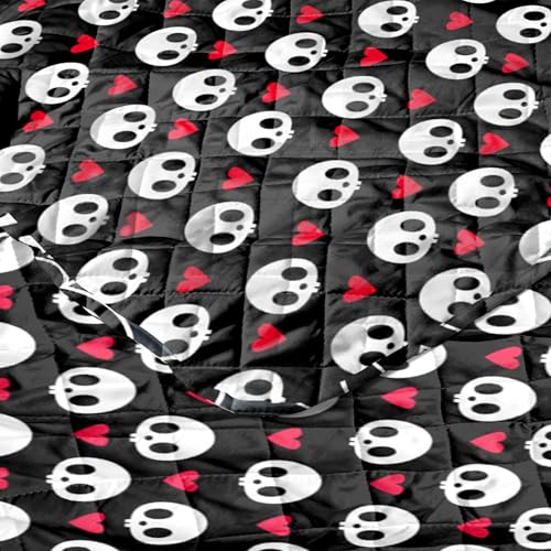 Image of Northwest Skelanimals Party Quilted Throw Blanket 60x80 inches