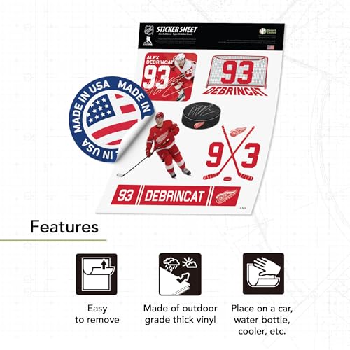 Sticker Alex DeBrincat résistant pour protéger et décorer vos objets - 3