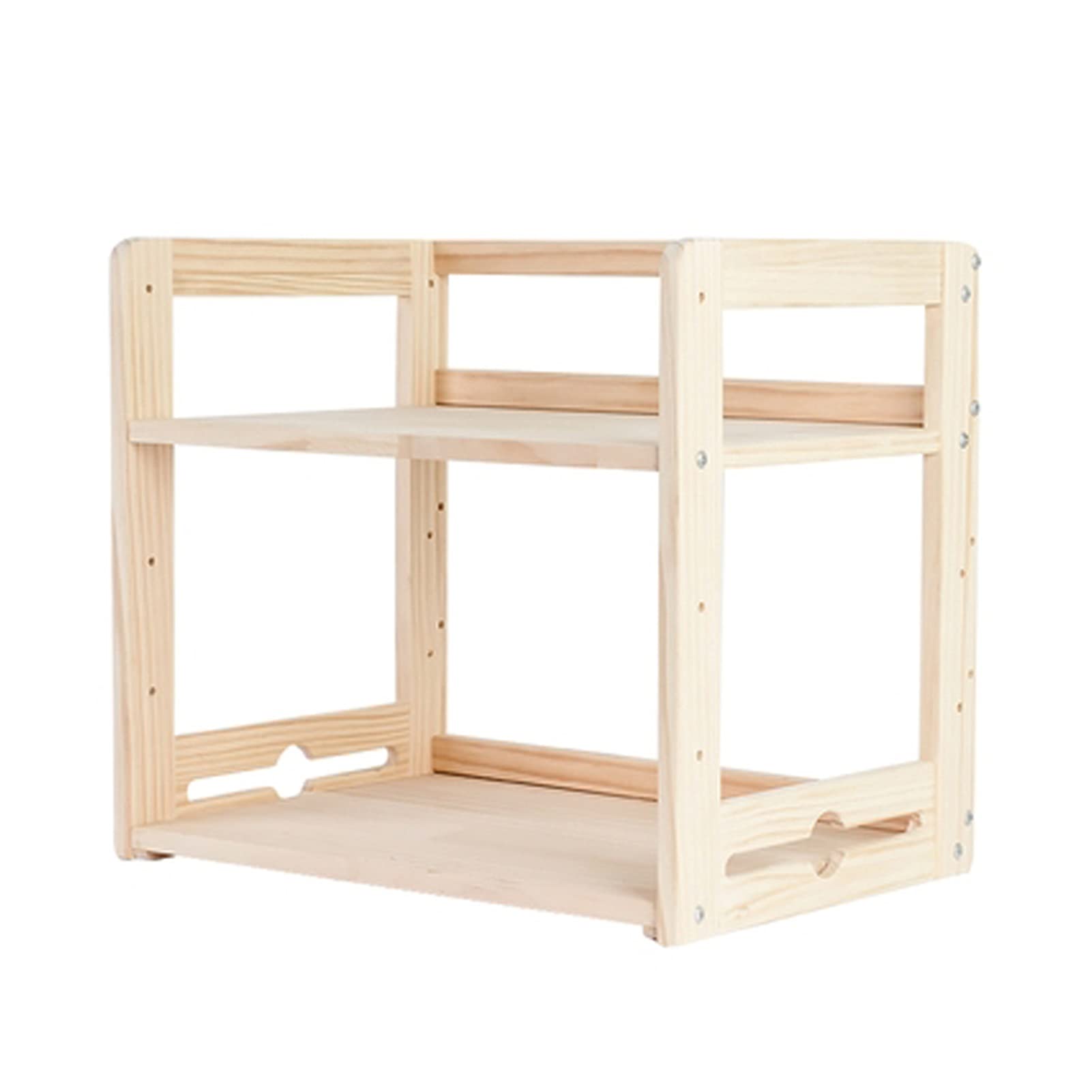 UWEREBFM Printer Stand Printer Stand for Desk Printer Stand,2 Tiers Wood Desk Organizer,Height Adjustable Printer Desk,with Storage Wood Desk Organizer for Home/Office Printer Ta