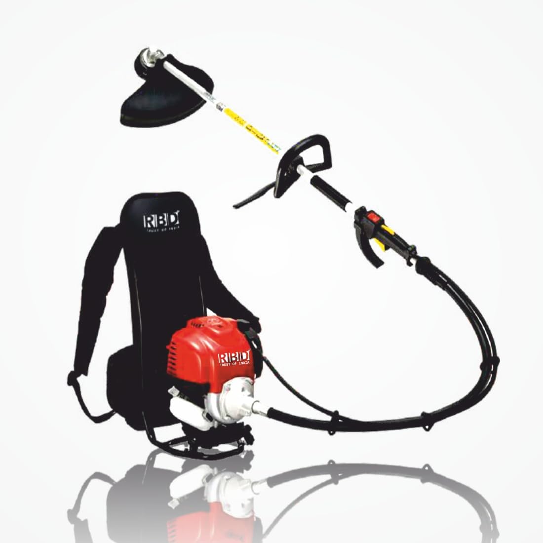 RBD Machine Backpack Brush Cutter, 4 Stroke Crop Cutter Machine with Tap & Go Cutter 3T Blade and Free Nylon Rope, Grass And Lawn Trimming Farm Weeding in Fruits and Vegetables (Without Tiller) (50CC) (B0C7ZLSJWG) Amazon Price History, Amazon Price Tracker