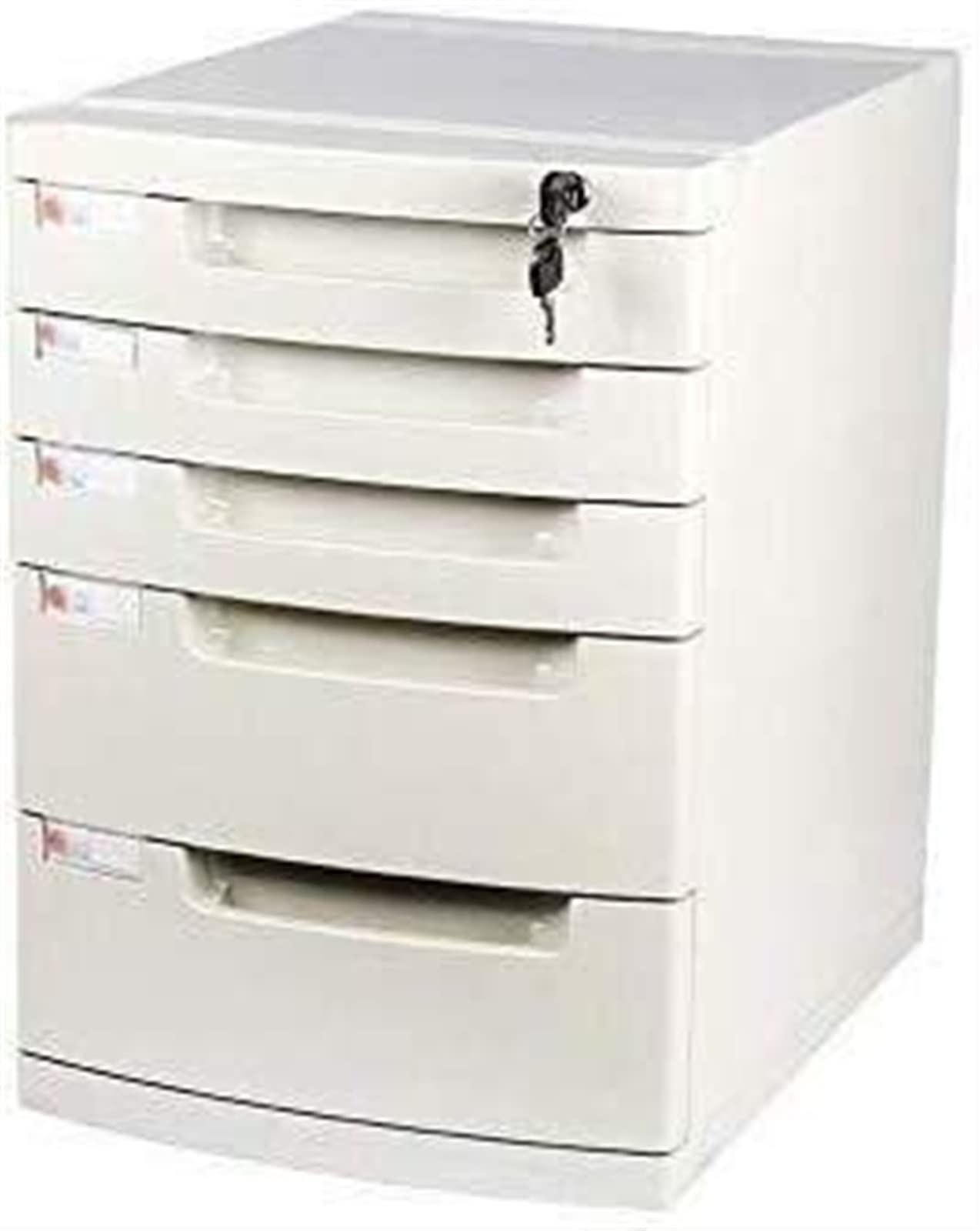 SaryEdge Household Cabinet Organizer Filing Cabinet Plastic Drawer Organizer Storage Folder Classification Filing Cabinet,