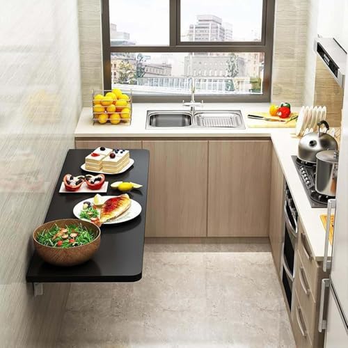 Bureau d'ordinateur mural pliable table cuisine gain de place