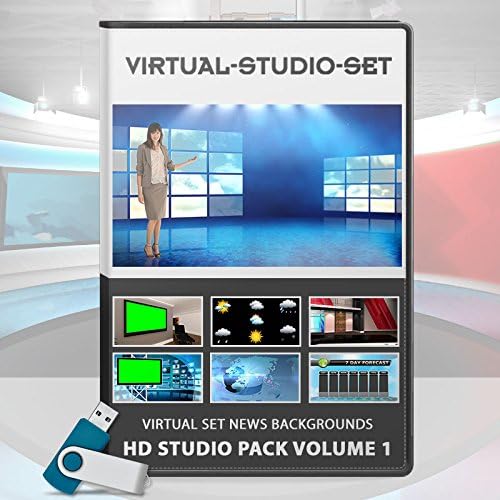 Virtual Set News Backgrounds - HD Studio Pack Volume 2
