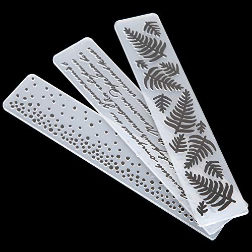 Cartelle per goffratura in plastica da 9 pezzi