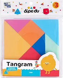 BRW Jogo Educativo Tangram Plástico 7 Peças