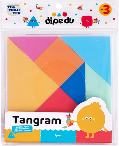 BRW Jogo Educativo Tangram Plástico 7 Peças