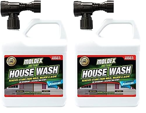 Moldex, 56 oz, Yellow Concentrated Instant House Wash, 56 Fl Oz (Pack of 2)
