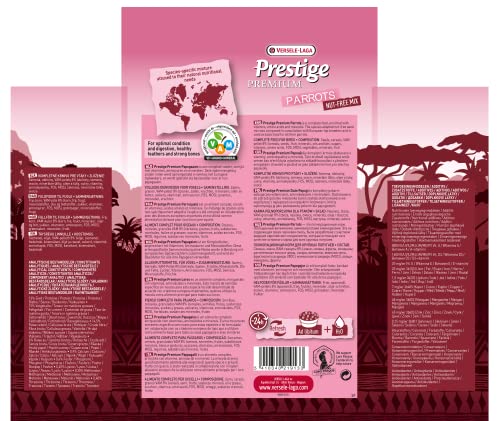 Papageienfutter Versele-Laga Prestige Premium mit VAM, 2 kg
