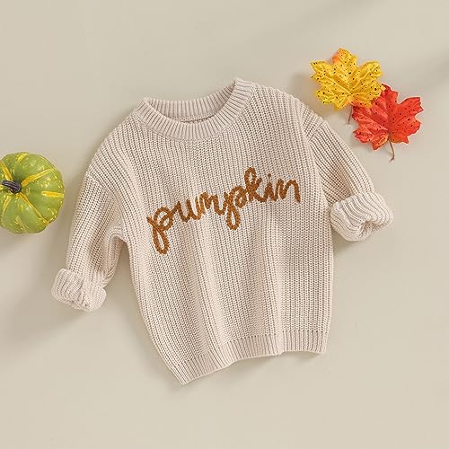 Infant Baby Boy Girl Oversized Knit Sweater Chunky Long Sleeve Pullover Sweater Shirts Warm Fall Winter Tops Clothes2