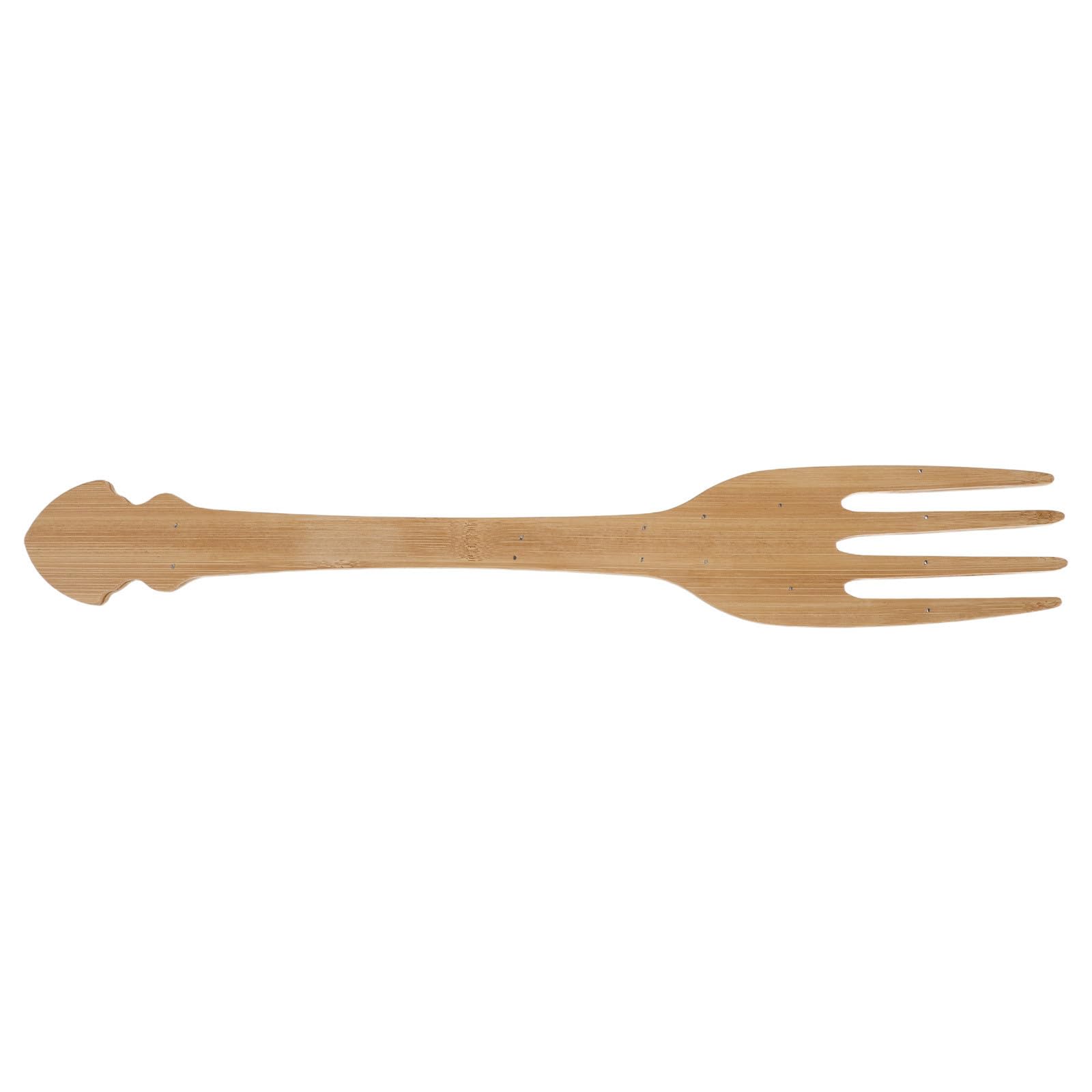 Beavorty Tenedor Accesorio de Disfraz de Broma y Decoración de 50cm de Madera Gigante para Servir para Cosplay y Fiestas Divertidas