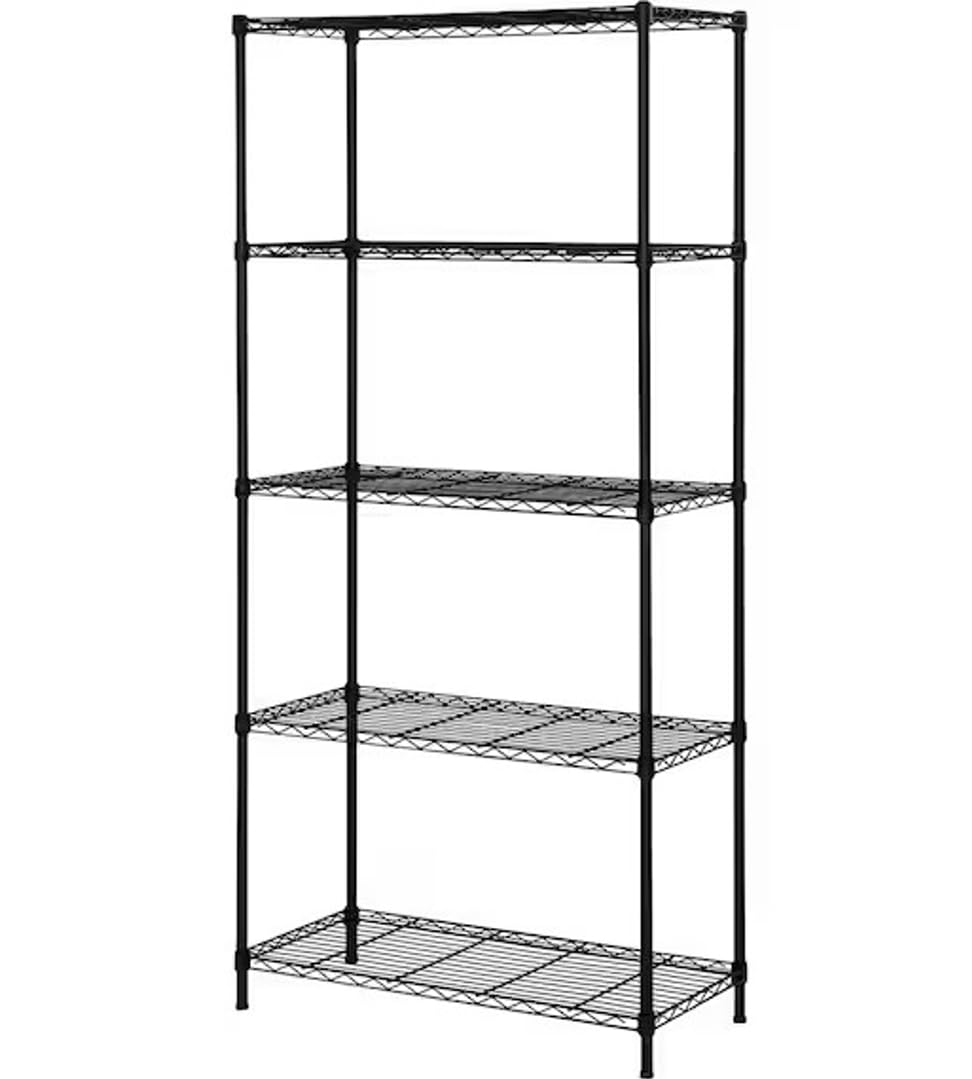Amazon｜ニトリ(NITORI) スチールラック CUSTOM 幅85cm 4段 ブラック