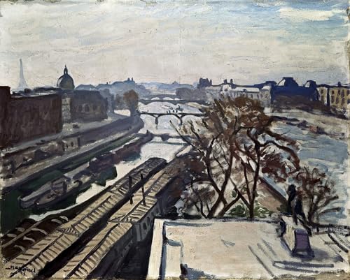 Peinture poster Seine Albert Marquet tableau toile salon 60x90
