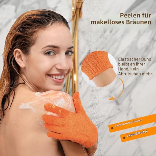 Luxspire 5-teiliges Selbstbräunungs-Handschuh-Set,Selbstbräunungs-Handschuh – Ansicht 4