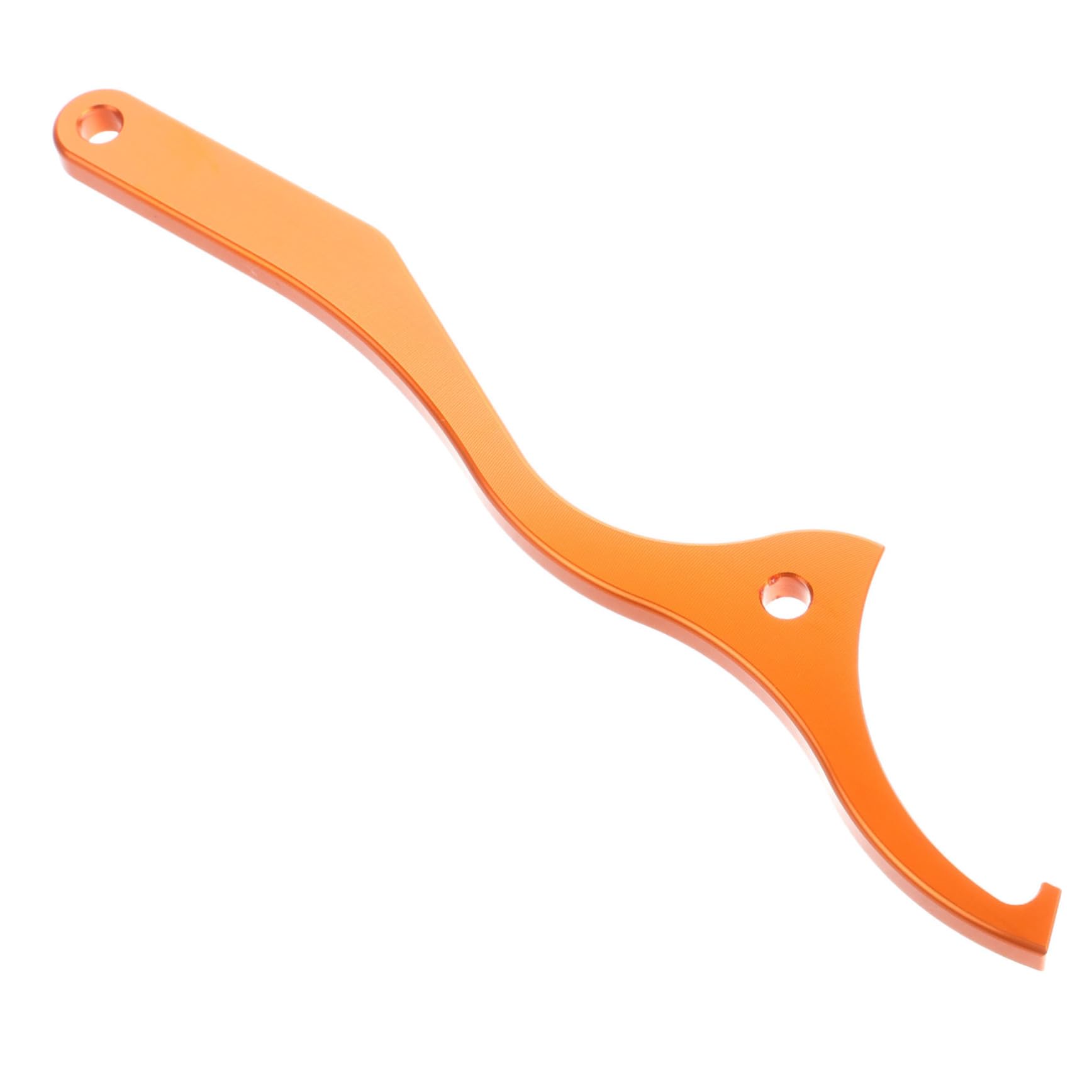 MUCKLILY Universal Rear Wrench for Motorcycle Coilover Adjustment Tool Shock Spanner Wrench C-shape Hook