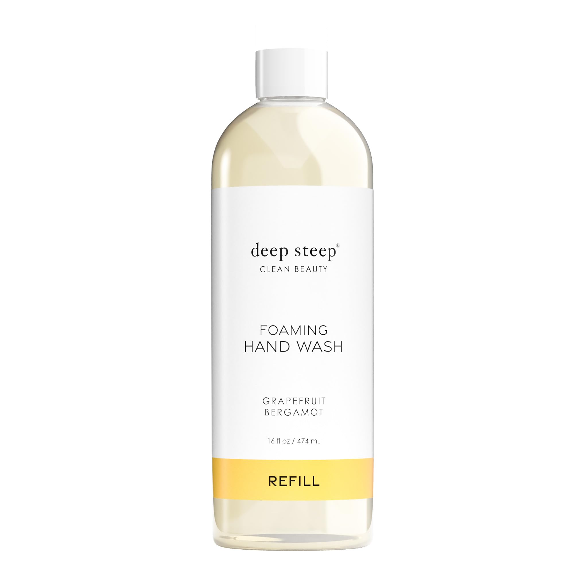 Deep Steep Foaming Hand Wash Refill, Grapefruit Bergamot, 16 Ounce