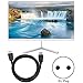 Annadue Monitor per Computer da 23,8 Pollici - HDMI VGA Visualizzazione a Schermo Intero LED a Schermo Grande TV HD Gaming Monitor 1920 * 1080(UE 110-240 V.)