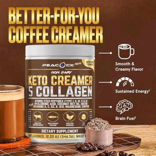 Peacock Max Collagen Keto Creamer