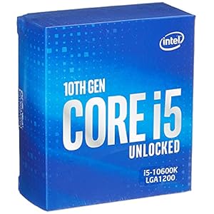 Intel Core i5-10600K (basistoets: 4,10GHz; sokkel: LGA1200; 125Watt) box
