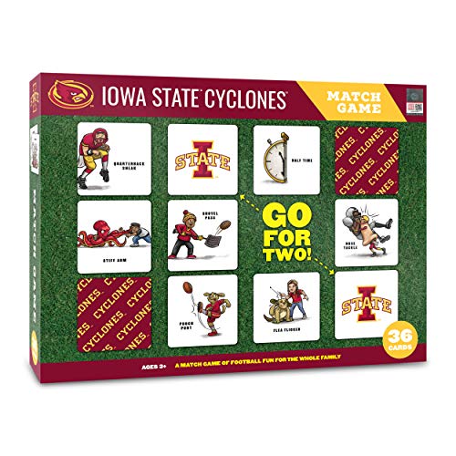 Image of YouTheFan NCAA Officially-Licensed Memory Match Game - Humorous, Team-Specific, Original Hand-Drawn Artwork, Fun for the Whole Family, for Fans Young and Old