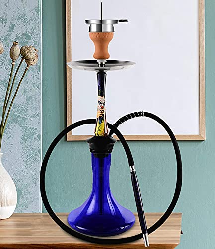 DERATON Shisha-Set komplett mit Keramik-Zigarettenstick, Silikon-Einzelschlauch und Edelstahl-Aschenbecher, Shisha… – Bild 7