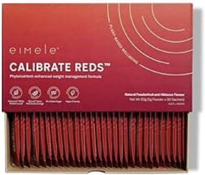eimele Calibrate Reds | Natural Weight Control Formula for Women & Men | Redu...
