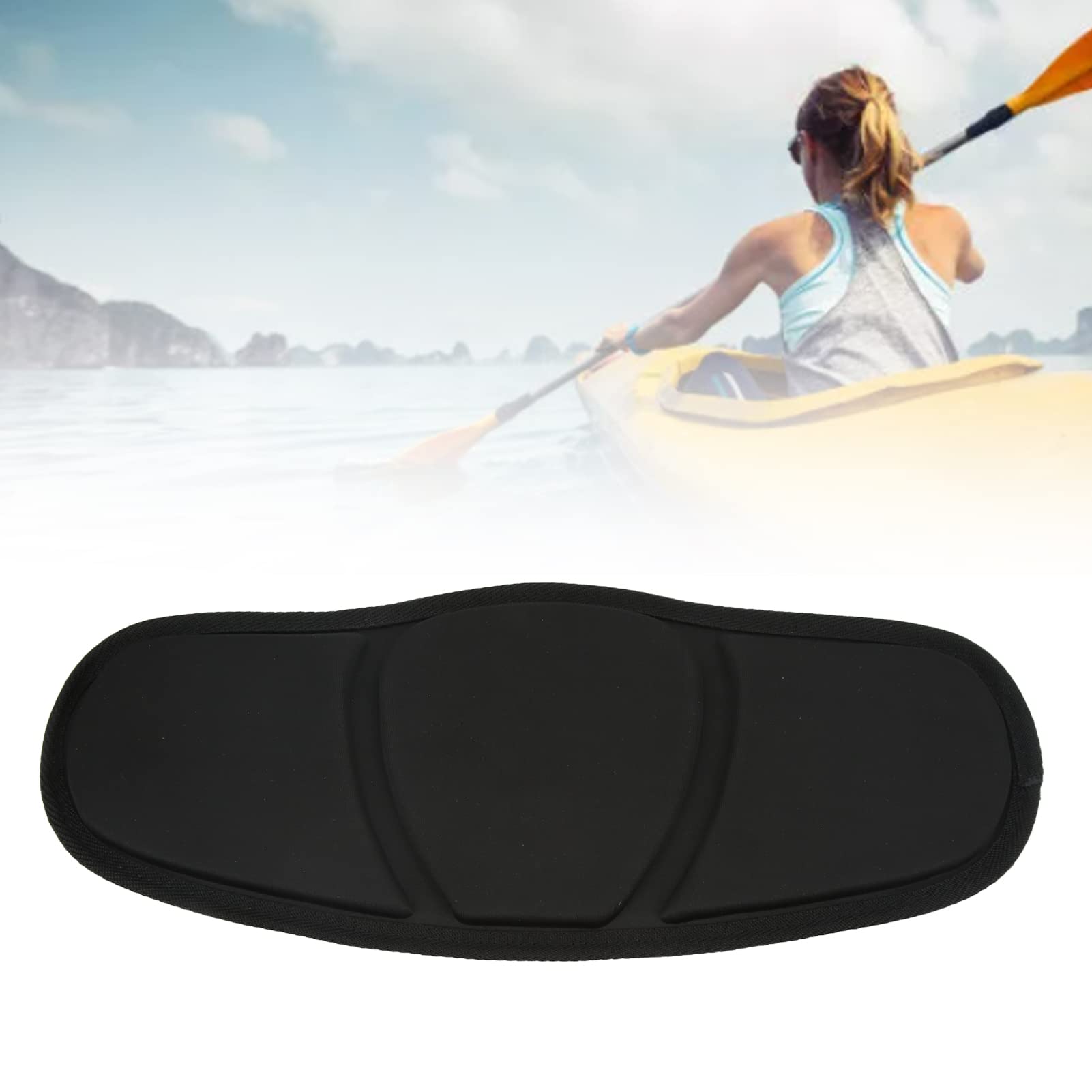 Sitzkajak Kajak Rückenlehne Kajak Kanusitz Rückenlehne Verstellbare Rückenlehne Rückenstütz Pad Rutschfestes Deluxe Kajak Kissen mit stabilen Gurten,Rückenband für Outdoor,Kajakfahren,Kanu,Boot