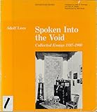 Spoken into the Void: Collected Essays 1897-1900 (English and German Edition)