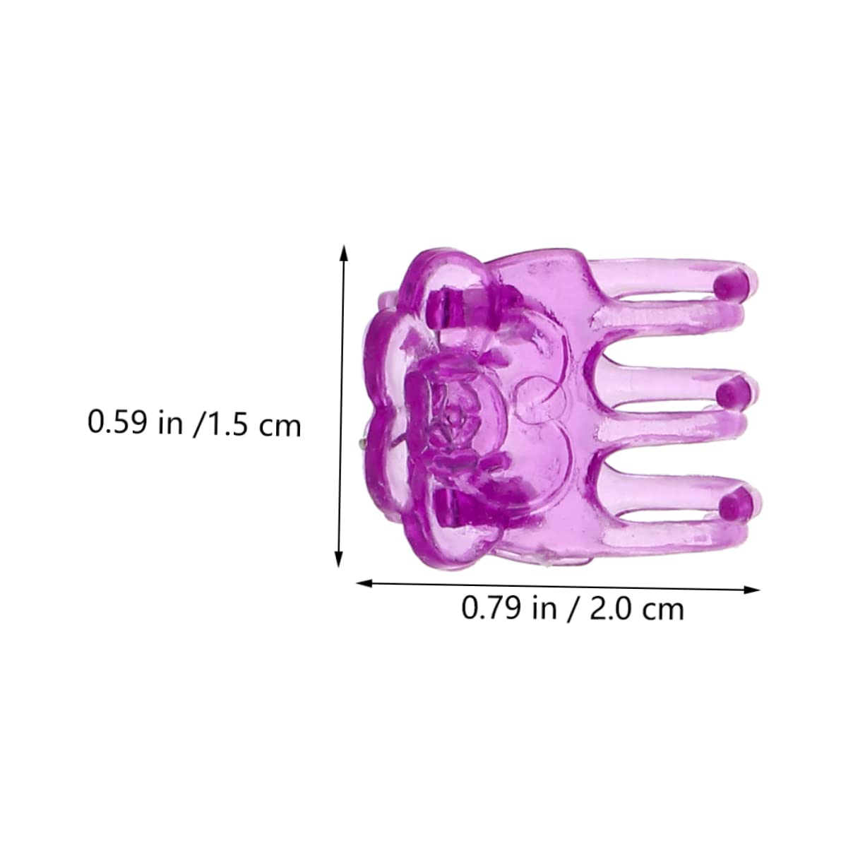 Yardwe 4 Sätze Orchideen-Clip Orchideenrinde Pflanzenstützclips Pflanzenstock Anlage Orchideen Clips Pflanzenclips Klemmbausteine Pflanzen Feste Gartenclips Plastik 120 Stück * 4