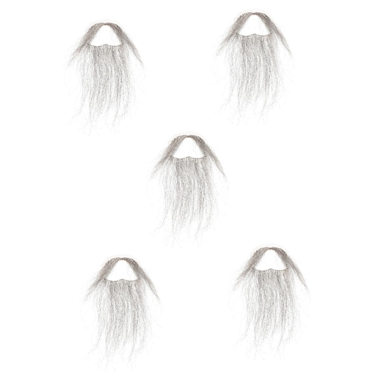 VALICLUD 5 Set Fai Da Te Decorazione Barba Kit Per La Cura Della Barba Per Uomo Festa Finta Cosplay Kit Crescita Barba Foglio Costume Umano Modellatore Barba Finti Baffi Adesivi Parrucca