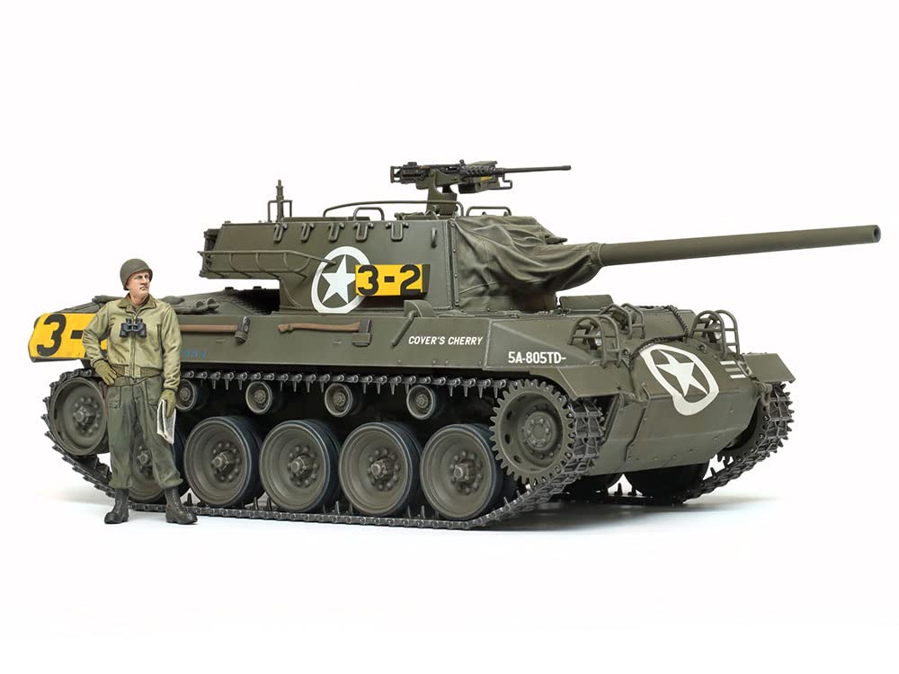 Army 35376 1:35 US M18 Hellcat Tank Destroyer-Faithful Replica, Plastic, Crafts, Model Kit, Assembly, Unpainted, Multicoloured