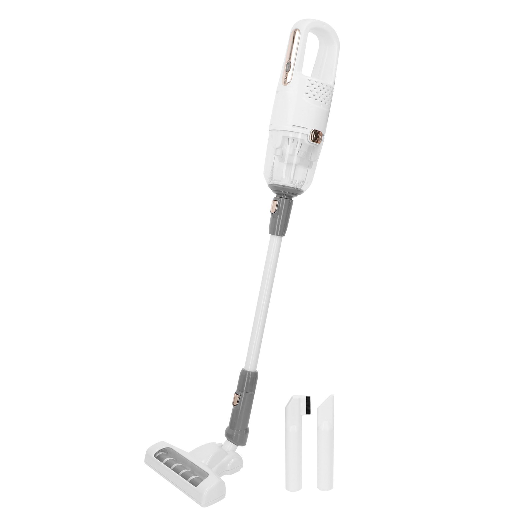 ColorBaby Play Aspirapolvere giocattolo elettrico, senza cavo, con supporto e accessori, set da 7 pezzi, effetto di aspirazione, giocattolo educativo, gioco d'imitazione, per ragazzi e ragazze dai 3