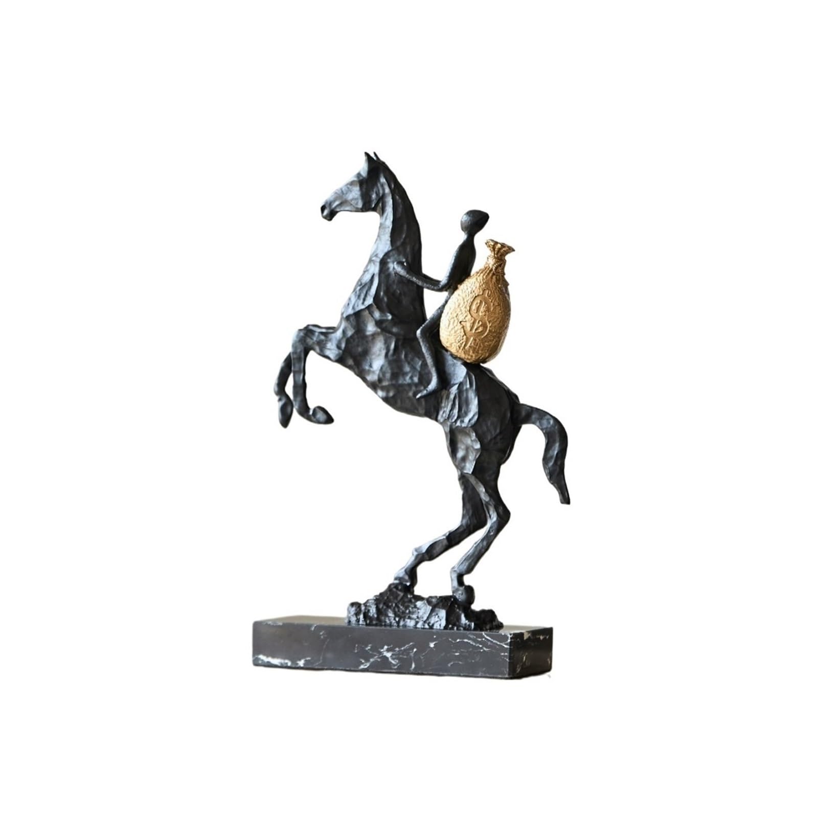 AILIUXIAOYAN Home Hecor Minimalist and Luxurious Horse Figurine Wine Cabinet Office Desktop Decoration Opening Gift