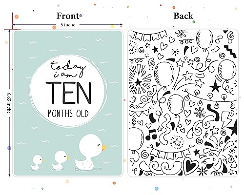 Image of Popcorn Flash Card for Baby 0-12 Months miletone Cards for Kid new Born Kids Pack of 28 Double Side Cards