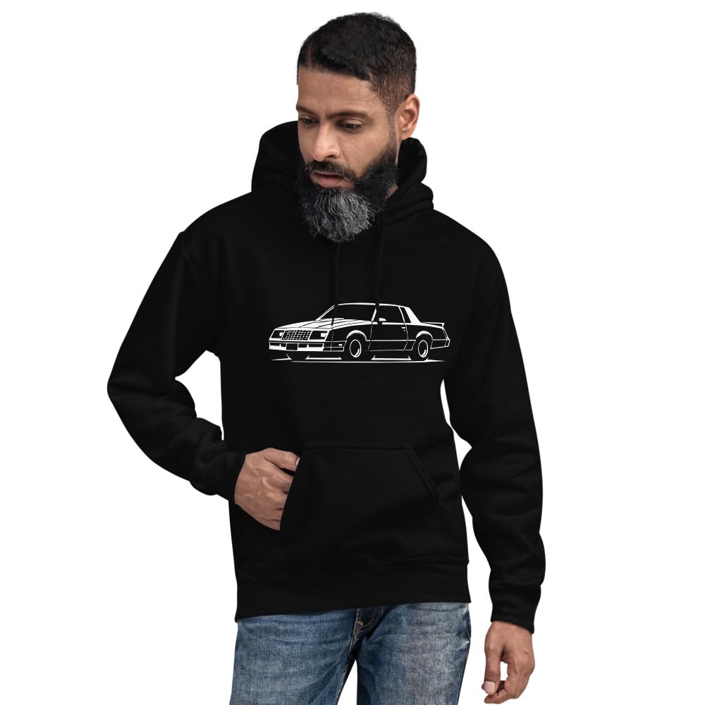 Bluza z kapturem Monte Carlo 1988 dla właścicieli samochodów Chevy Classic Car Fani Bowtie Gearheads Pulower
