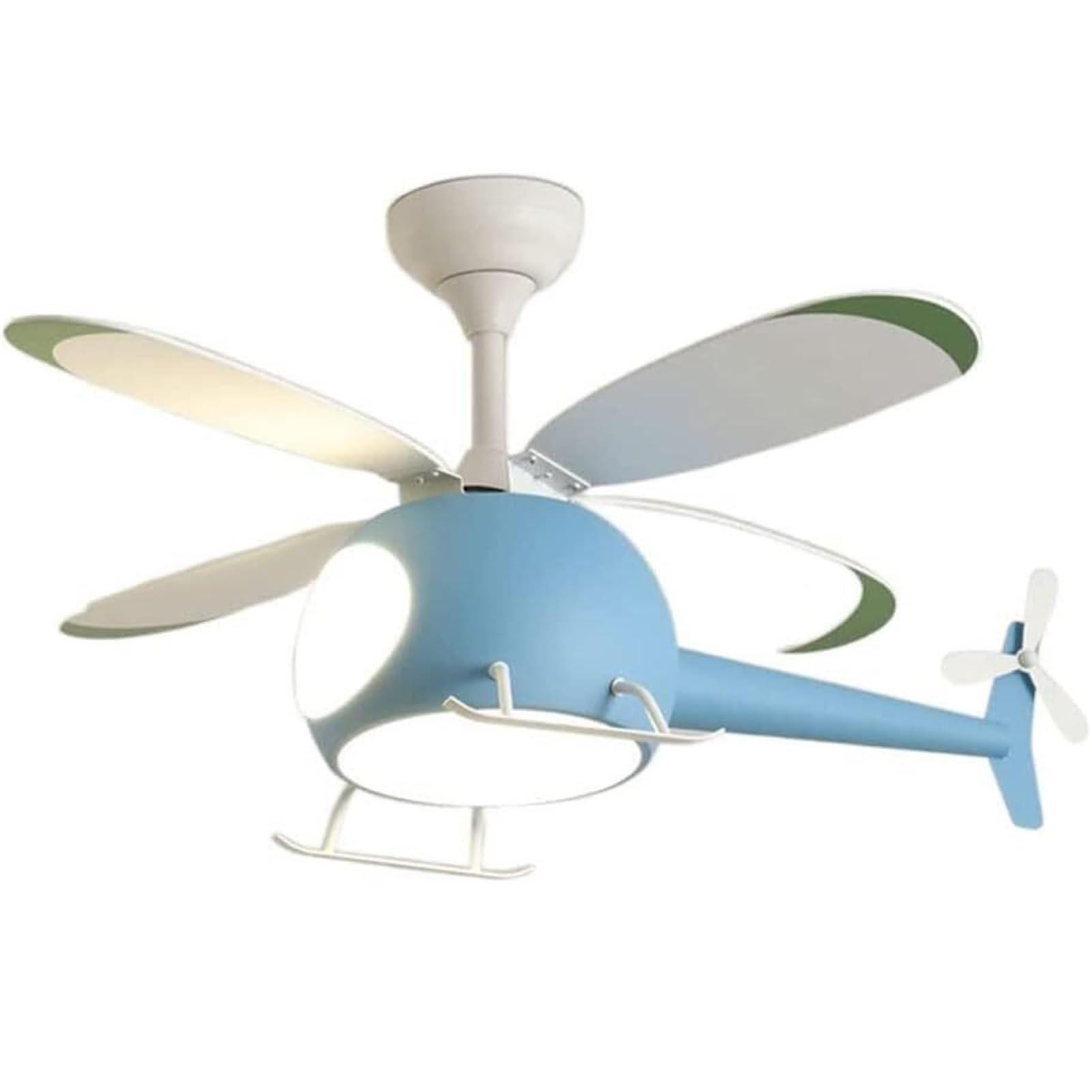 HUAYUSEDF Helicopter Airplane Ceiling Fan Pendant Lamp Chandelier Hanging Lighting Fixture for Children Room Decorative