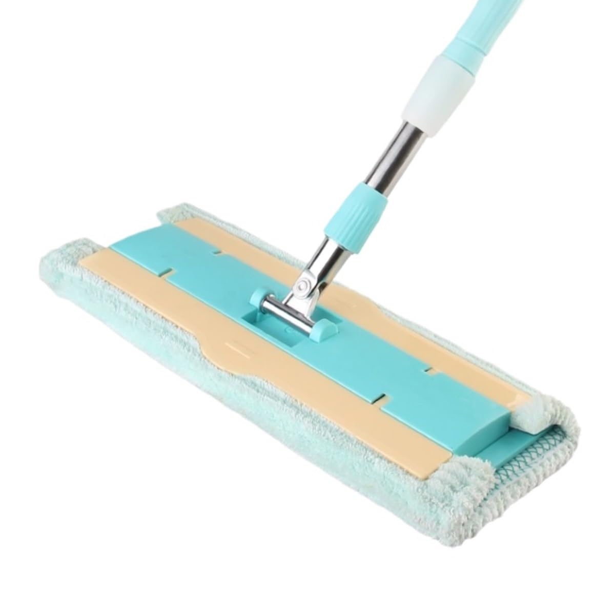 Mocio lavapavimenti Mocio Piatto Con Clip, For Pavimenti In Legno, Sostitutivo For Asciugamani, Pigro For La Pulizia Della Casa Pulizia Pavimenti Accessori Casa(Blue)