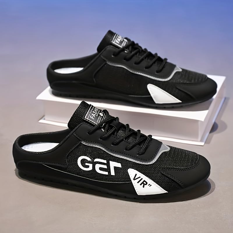 Light, Quiet, Indoor, Outdoor, Casual Street Fashion Round Head, All Season, Everyday Wear, Holiday, Artificial Upper, Fabric Inside, PVC Sole, Men's Semi-Support Casual Shoes2