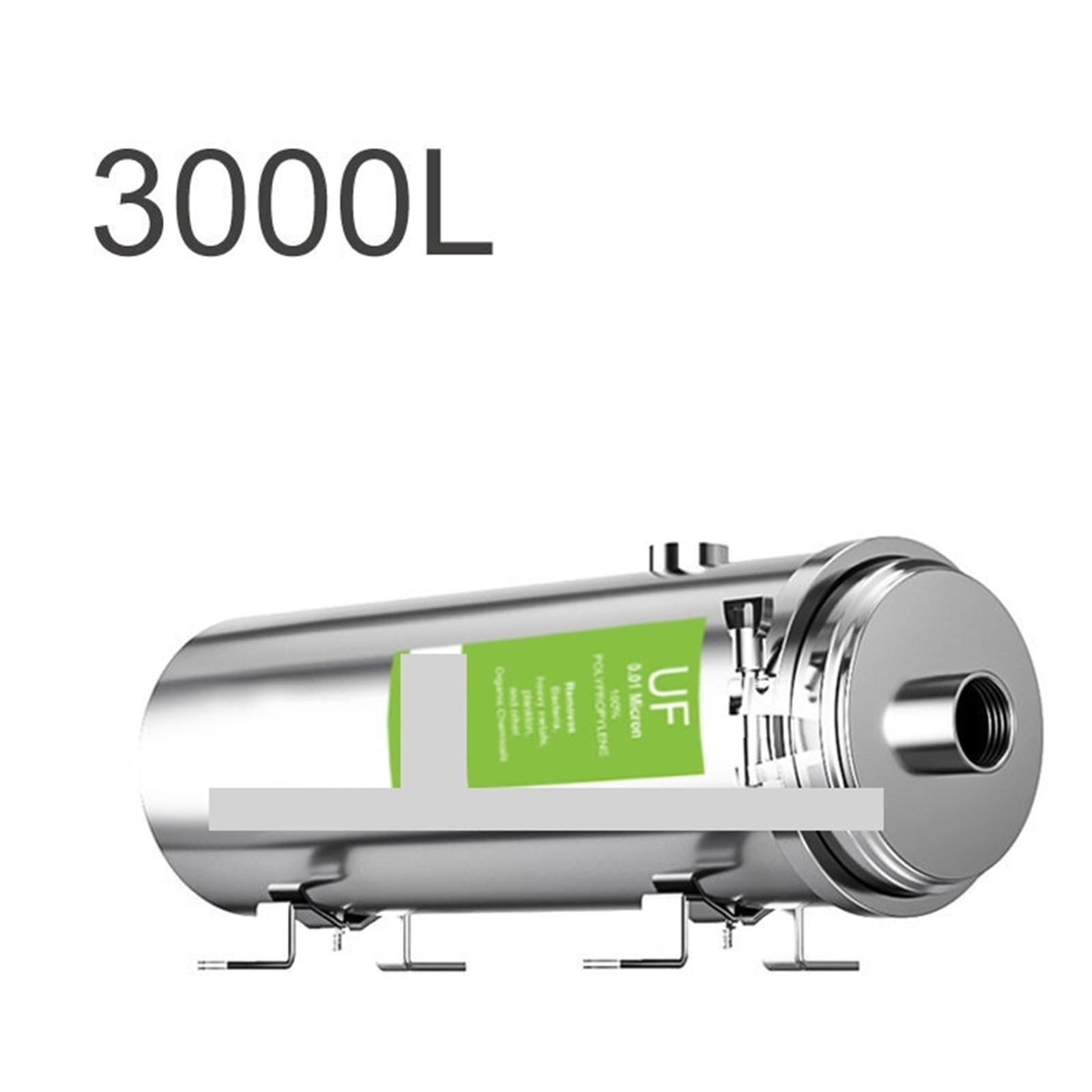 Umkehrosmoseanlage, Filterelement 0,01 Mikron Edelstahl-Wasserfiltersystem unter der Spüle und geringere Kosten for den Filterelementwechsel, 5000 l/h(3000L)