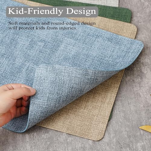 Sets de table en similicuir (lot de 4) imperméables pour table